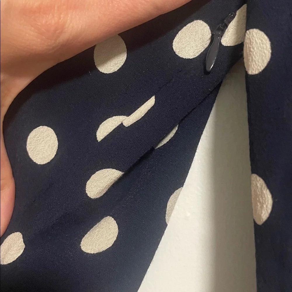 J. Crew Classic Polka Dot Blouse size 6